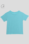 BASERANGE Classic Bamboo Fiber Bamboo Cotton Loose T-shirt Series Collection Round Neck Bottoming Shirt France BAS-TOLO-BL-SP25-LSS Turquoise TOLO-BL-000